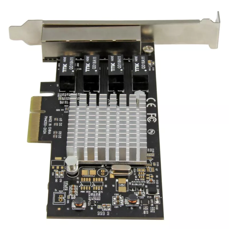 Placa de rede Gigabit Ethernet StarTech.com 4 portas – PCI Express, Intel I350 NIC