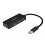 Hub USB 3.0 StarTech.com 4 portas (SuperSpeed 5 Gbit/s) com carregamento rápido – hub USB 3.1 Gen 1 Type-A portátil para portátil/desktop – alimentação por bus USB ou autoalimentado para alto desempenho – mini/compacto