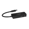 Hub USB 3.0 StarTech.com 4 portas (SuperSpeed 5 Gbit/s) com carregamento rápido – hub USB 3.1 Gen 1 Type-A portátil para portátil/desktop – alimentação por bus USB ou autoalimentado para alto desempenho – mini/compacto
