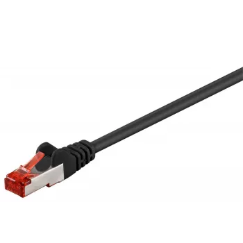 Cabo de rede Microconnect STP625S preto 25 m Cat6 F/UTP (FTP)