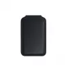 Porta-cartões Satechi ST-VLWK preto — pele vegana, 66×105×9,5 mm