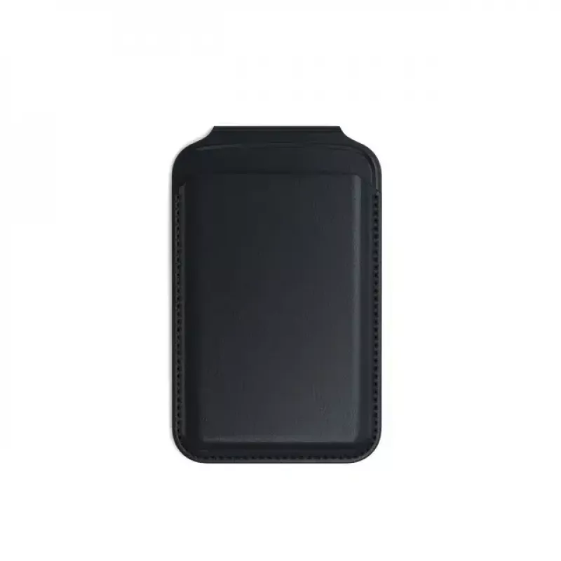 Porta-cartões Satechi ST-VLWK preto — pele vegana, 66×105×9,5 mm