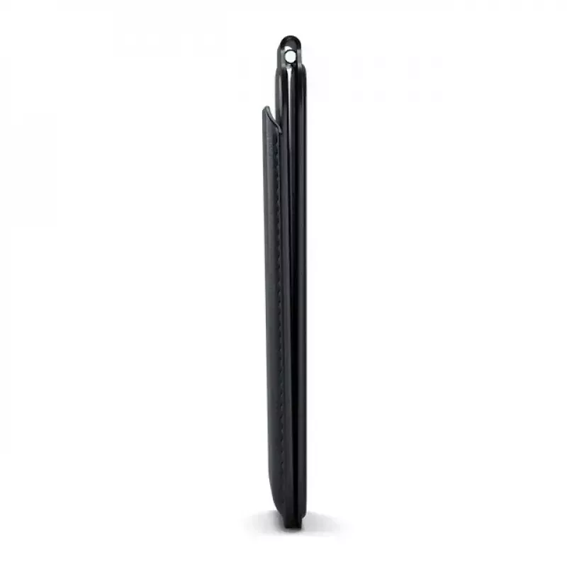 Porta-cartões Satechi ST-VLWK preto — pele vegana, 66×105×9,5 mm
