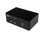 Comutador KVM USB StarTech.com 2 portas Dual DisplayPort com áudio e hub USB 2.0