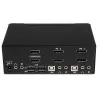 Comutador KVM USB StarTech.com 2 portas Dual DisplayPort com áudio e hub USB 2.0
