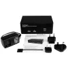 Comutador KVM USB StarTech.com 2 portas Dual DisplayPort com áudio e hub USB 2.0
