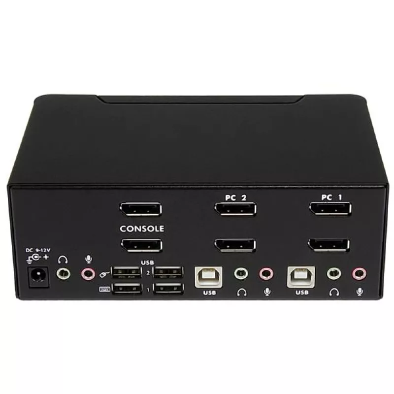 Comutador KVM StarTech.com 2 portas DisplayPort dual monitor – 4K 60Hz