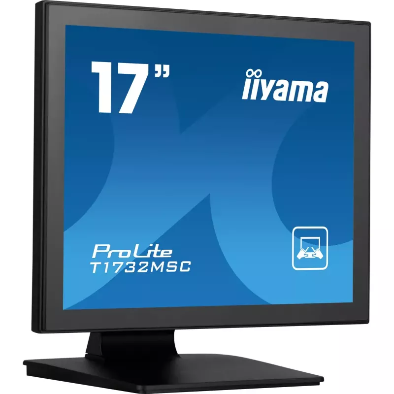 Monitor de computador iiyama ProLite T1732MSC-B1SAG 43,2 cm (17 polegadas) 1280 x 1024 píxeis Full HD LED ecrã tátil de secretária preto