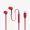 Auscultadores JBL Tune 310C com fios in-ear chamadas/música USB Type-C vermelho