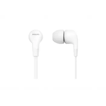 Auscultadores/headset Philips TAE1105WT/00 com fios in-ear música branco