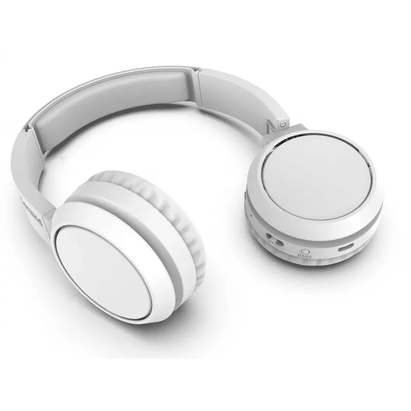 Auscultadores/headset Philips 4000 series TAH4205WT/00 sem fios de arco chamadas/música USB Type-C Bluetooth branco