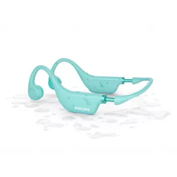 Auscultadores/headset Philips TAK4607GR/00 sem fios gancho de orelha música Bluetooth verde