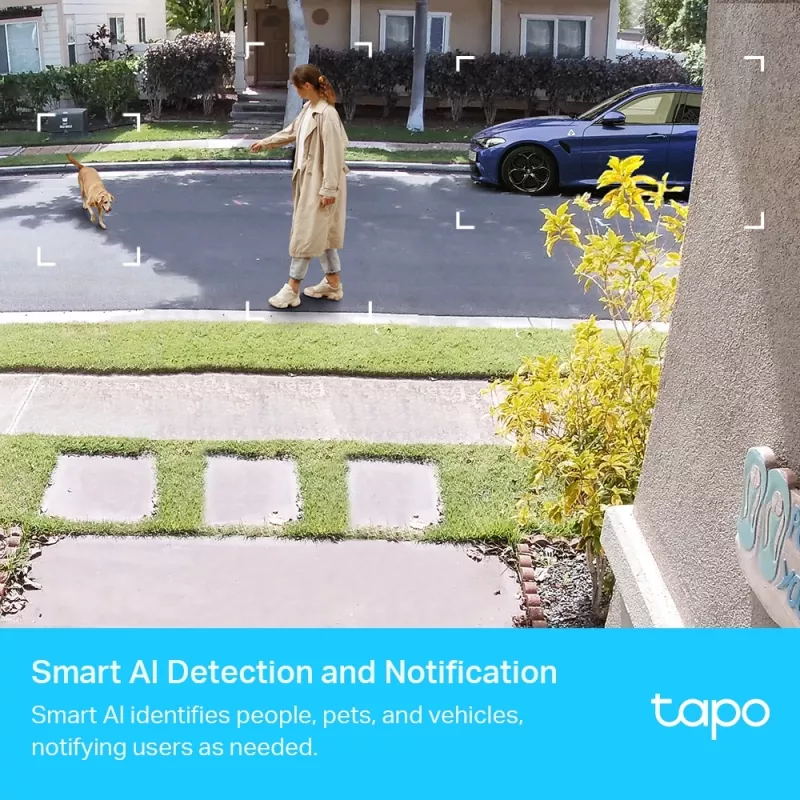 Sistema de câmara de vigilância sem fios inteligente TP-Link Tapo, sistema de 1 câmara