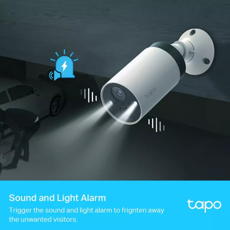 Sistema de câmara de vigilância sem fios inteligente TP-Link Tapo, sistema de 1 câmara