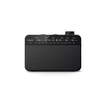 Rádio portátil Philips TAR2509/10 analógico AM FM preto