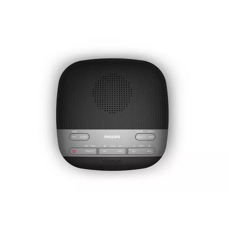 Rádio relógio Philips TAR3505/12 digital preto, cinzento
