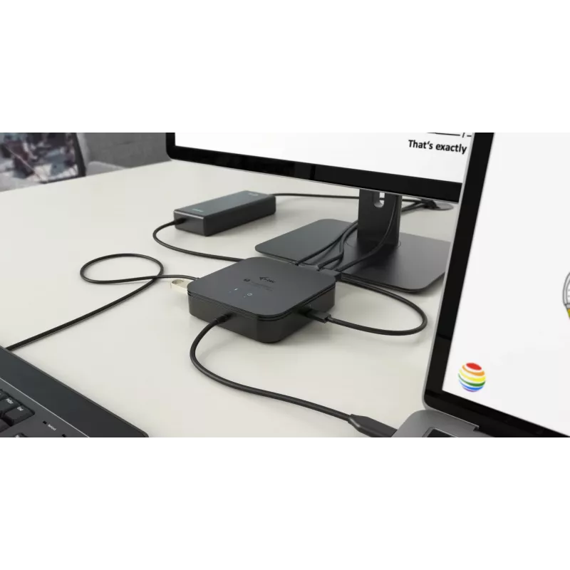 Dock de viagem i-tec Thunderbolt 3 dual ecrã 4K + Power Delivery 60W