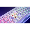 Teclado gaming Turtle Beach Vulcan II Mini Air RF Wireless + Bluetooth QWERTZ alemão branco