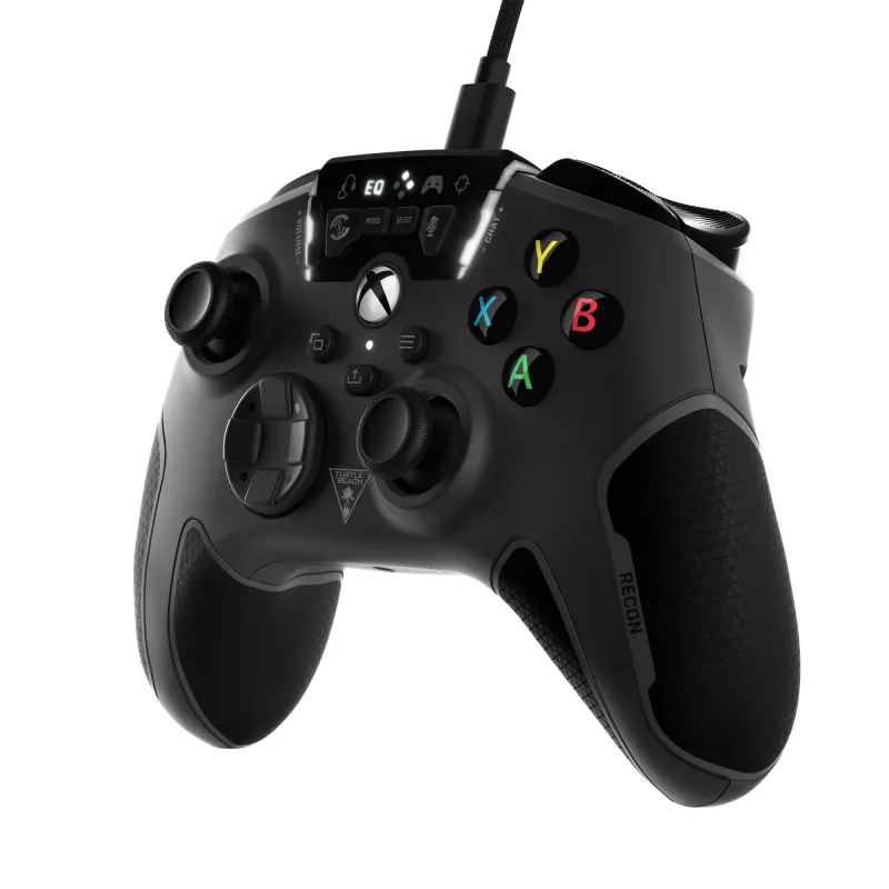 Comando Turtle Beach Recon preto USB PC, Xbox, Xbox One, Xbox Series S, Xbox Series X