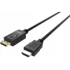 Adaptador de cabo de vídeo Vision TC 1MDPHDMI/BL