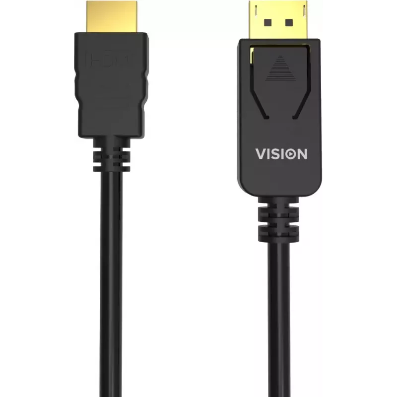 Adaptador de cabo de vídeo Vision TC 1MDPHDMI/BL