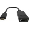 Adaptador de cabo de vídeo USB Type-C HDMI Type-A Standard Vision TC-USBCHDMI/BL