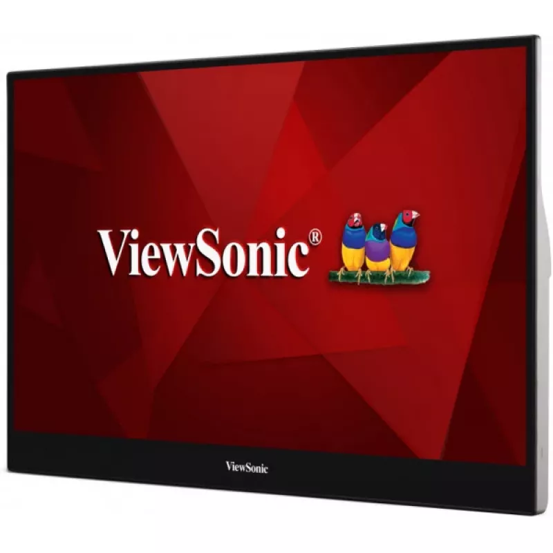 Monitor Viewsonic TD1655 39,6 cm (15,6 polegadas) 1920 x 1080 píxeis Full HD LED ecrã tátil multiusador preto, prateado