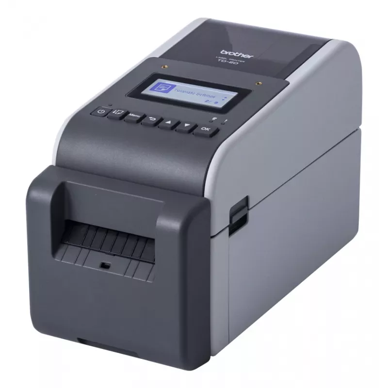 Impressora de etiquetas Brother TD-2350D203 térmica direta 203 x 203 DPI 152 mm/s com fios e sem fios Ethernet LAN Wi-Fi Bluetooth
