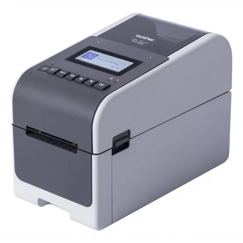 Impressora de etiquetas Brother TD-2350D203 térmica direta 203 x 203 DPI 152 mm/s com fios e sem fios Ethernet LAN Wi-Fi Bluetooth