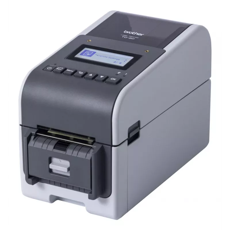 Impressora de etiquetas Brother TD-2350D203 térmica direta 203 x 203 DPI 152 mm/s com fios e sem fios Ethernet LAN Wi-Fi Bluetooth