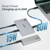 Edimax TD-405BP mini estação de ancoragem Thunderbolt 4 5 em 1, 85 W