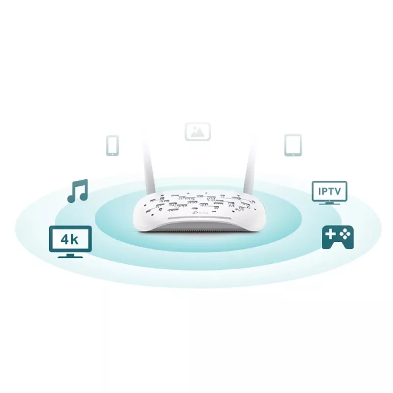 Router de mesa TP-Link TD-W9960 Single-Band 2,4 GHz Wi-Fi 4