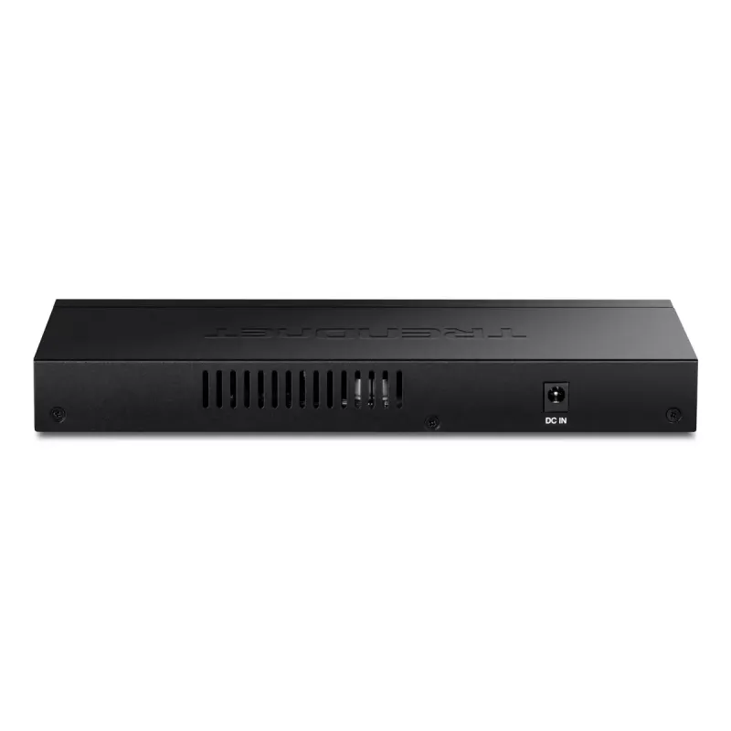 Switch de rede não gerido TRENDnet TEG-S5091 — 8 portas RJ-45 2.5G, 60 Gbit/s, 12V, para montagem na parede