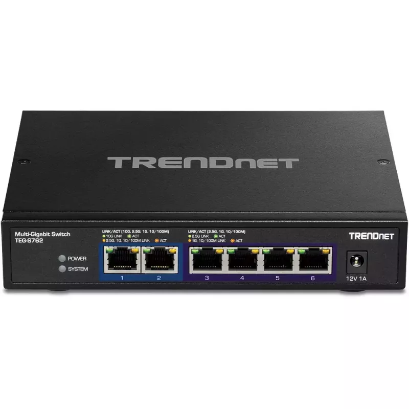Switch de rede Trendnet TEG-S762 10G Ethernet 6 portas 60 Gbit/s
