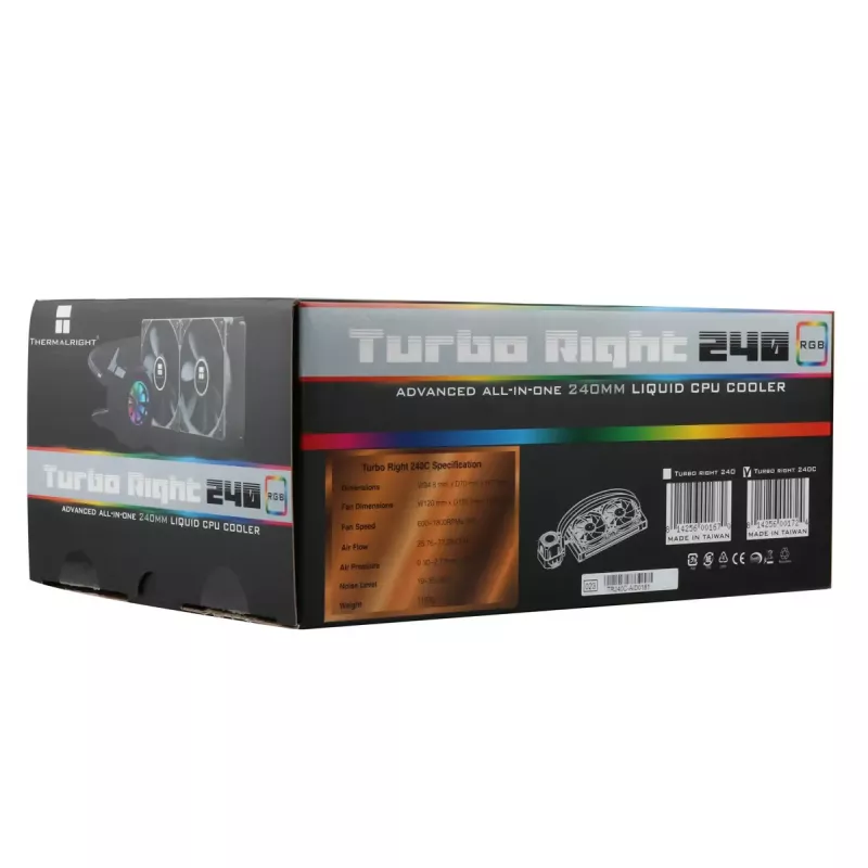 Refrigeração líquida tudo-em-um Thermalright Turbo Right 360C