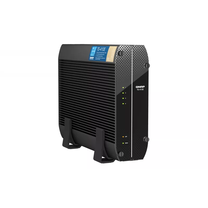 QNAP TS-410E NAS Torre Intel® Celeron® J6412 8 GB 0 TB QNAP QTS Preto