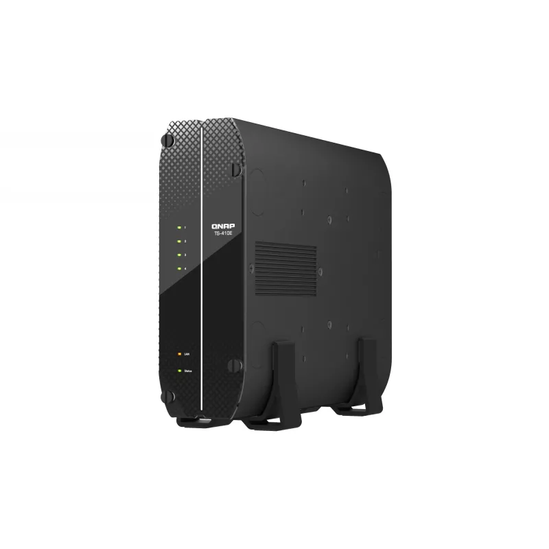 QNAP TS-410E NAS Torre Intel® Celeron® J6412 8 GB 0 TB QNAP QTS Preto