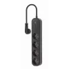 Régua de tomadas Gembird TSL-PS-S4U-01 Smart 4 tomadas AC