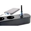 Régua de tomadas Gembird TSL-PS-S4U-01 Smart 4 tomadas AC