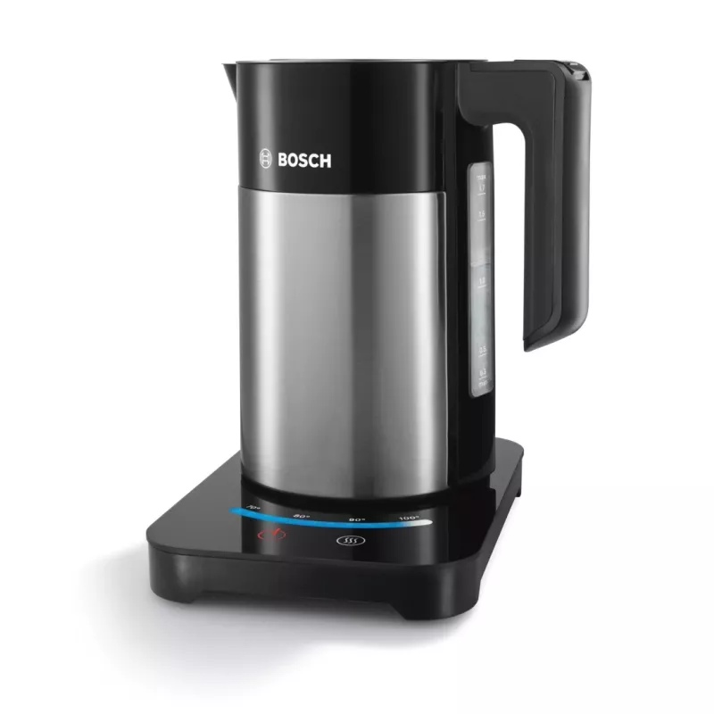 Chaleira Bosch TWK7203 1,7 L 1850 W Preto, Aço inoxidável