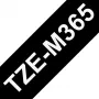 Fita de etiquetagem Brother TZE-M365 Branco sobre Preto