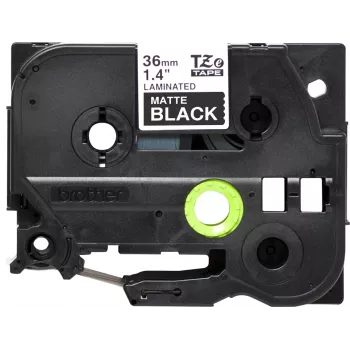 Fita de etiquetagem Brother TZE-M365 Branco sobre Preto