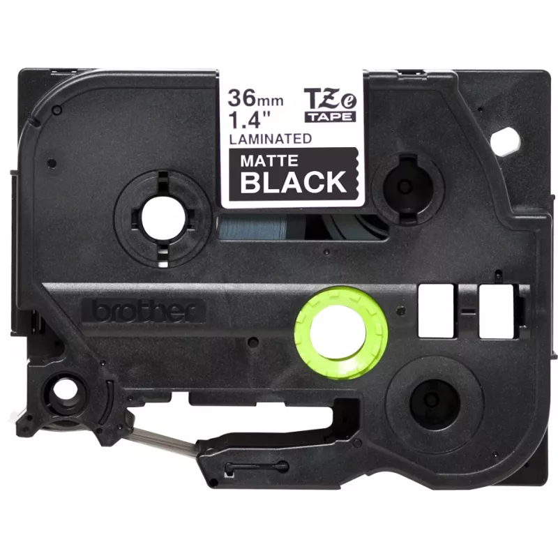 Fita de etiquetagem Brother TZE-M365 Branco sobre Preto