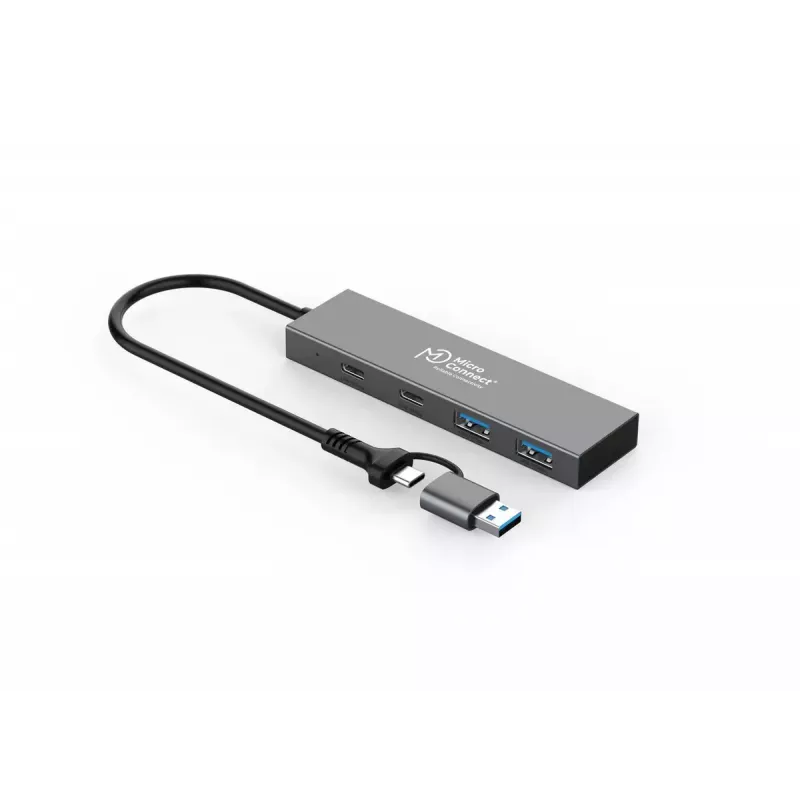 Microconnect UC0066-5G-USB-C-4IN1 Hub de interfaces USB-C 4 portas