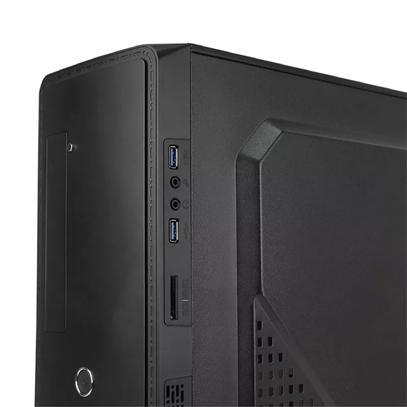 Caixa de computador Chieftec UC-03B-OP torre preta