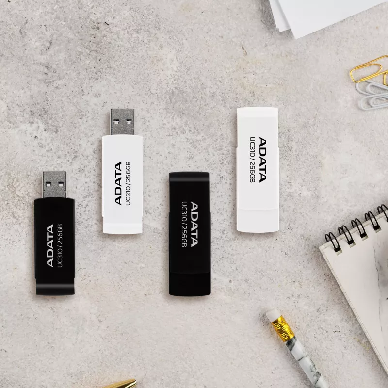 Pen drive ADATA UC310 256 GB USB Type-A 3.2 Gen 1 (3.1 Gen 1) branca