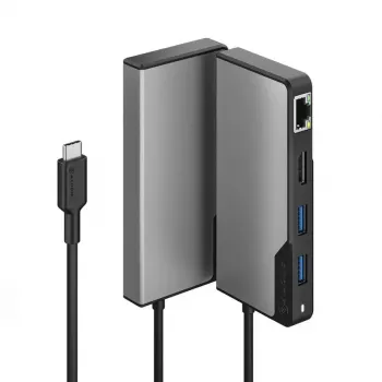 ALOGIC USB-C Fusion ALPHA 5-em-1 Hub V2 USB 3.2 Gen 1 Type-C HDMI RJ-45