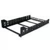 Calhas de rack universais fixas de 19 polegadas StarTech.com 3U com profundidade ajustável