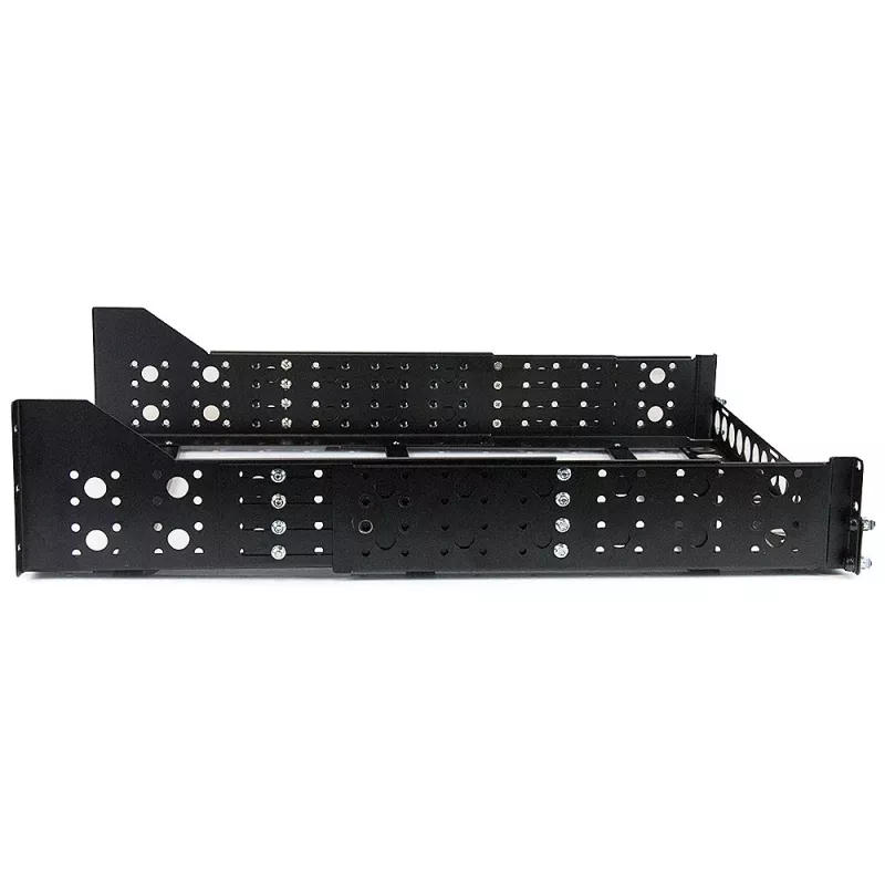 Calhas de rack universais fixas de 19 polegadas StarTech.com 3U com profundidade ajustável