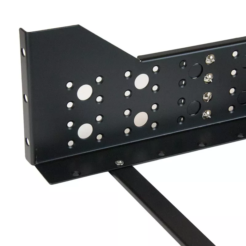 Calhas de rack universais fixas de 19 polegadas StarTech.com 3U com profundidade ajustável